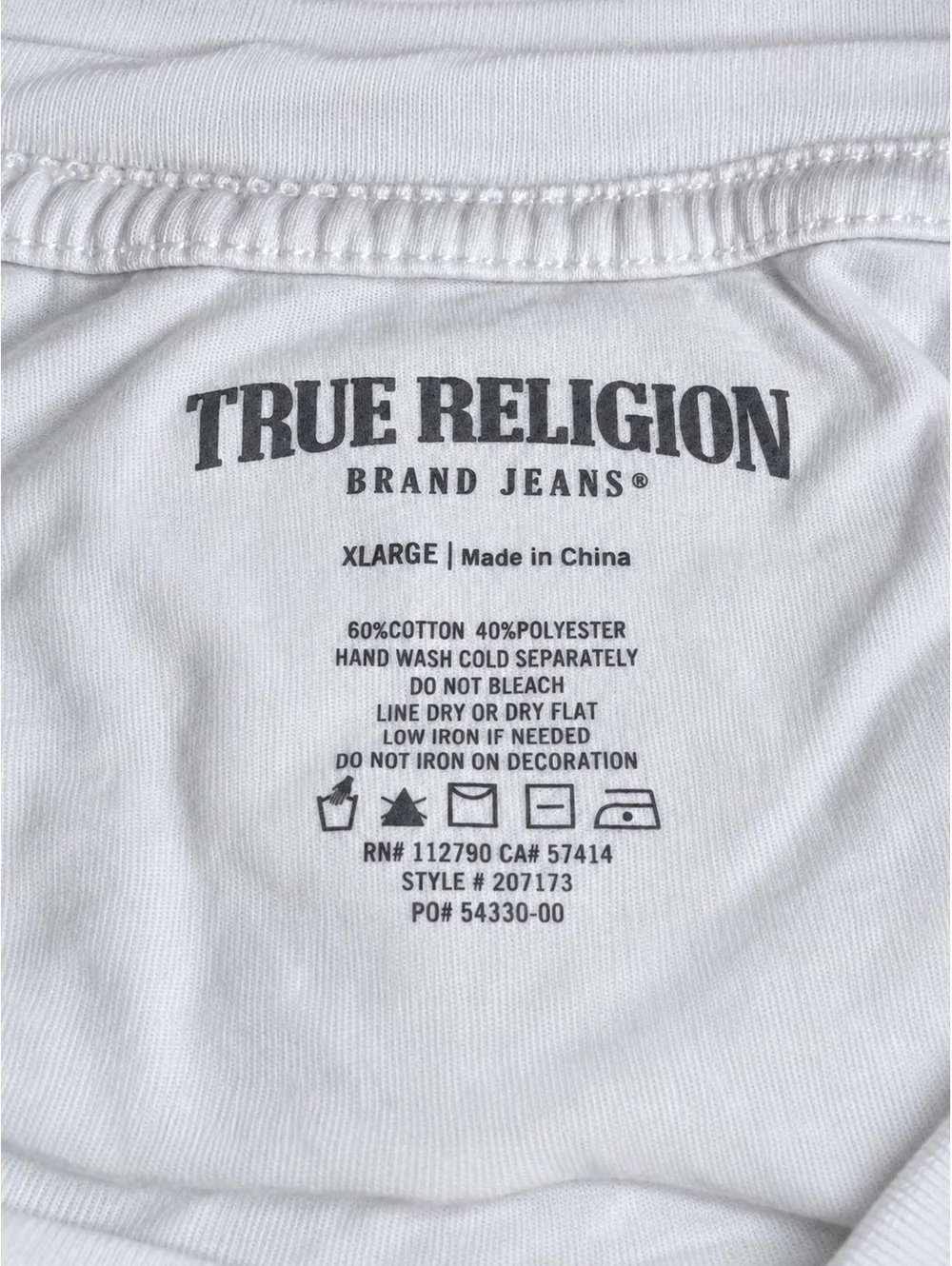 True Religion white true